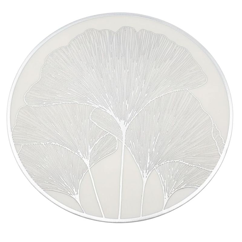 Set De Table Vinyle Feuille Métallique Chic Et Moderne 6 Pièces