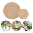 Set De Table Rond En Lin Et Jute Durable Lot de 10 Pièces