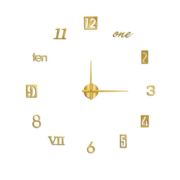 Grande Horloge Murale Design Moderne