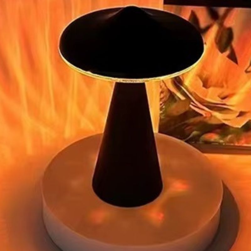 Lampe Champignon Style Discothèque Avec Éclairage Doux