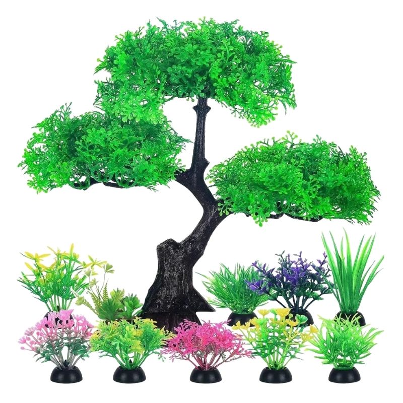 Plante Pour Terrarium Artificielle En Lot Avec Arbre Décoratif