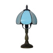 Lampe Champignon Gallé Bleue