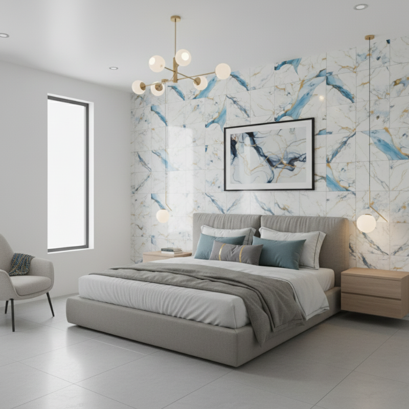 Panneau Mural PVC Avec Imitation Marbre