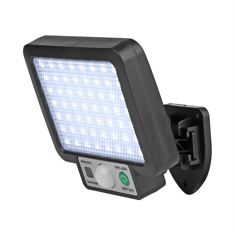 Applique Murale Extérieure Solaire 72 LED avec Télécommande et Capteur