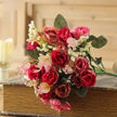 Fleur Artificielle Multicolore Avec Roses Délicates