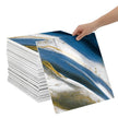 Panneau Mural Salle De Bain Imperméable Avec Finition Marbre Bleu