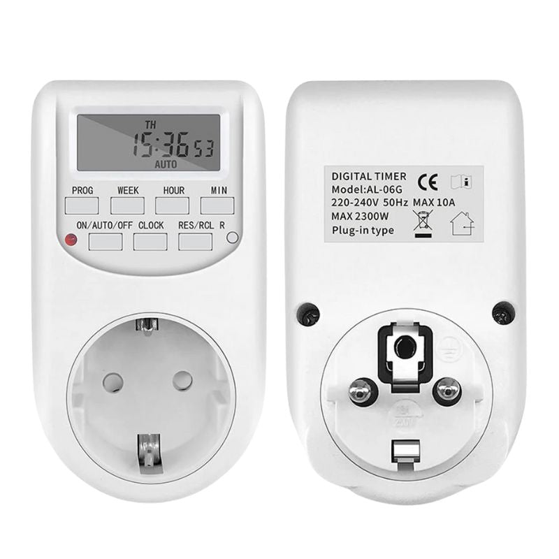 Programmateur De Prise Électronique Avec Affichage Digital LCD