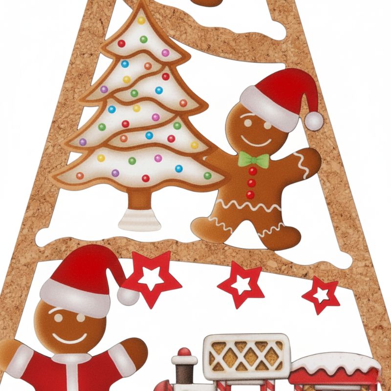 Sapin De Noël En Bois Style Gourmand