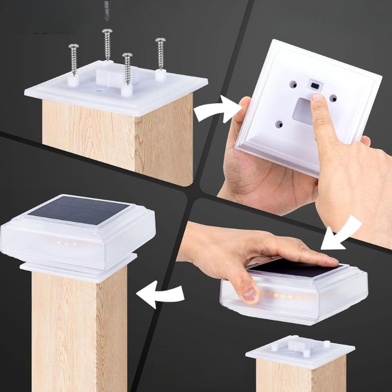 Bornes Lumineuses Solaires Design Intelligent