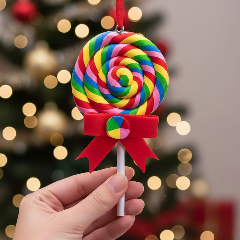 Décorations de Noël Sucette Arc-en-Ciel