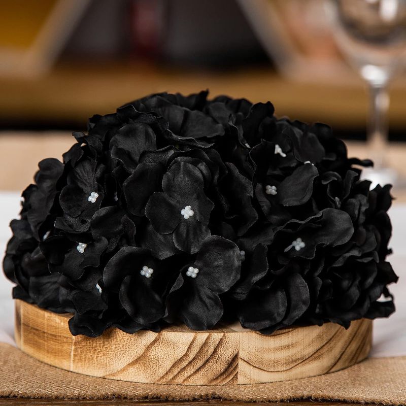 Fleur Artificielle Noir Avec Pétales Larges