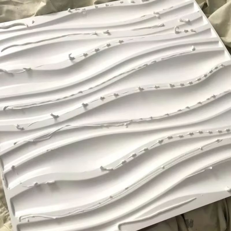 Panneau Mural Décoratif 3D Avec Motif Spirale 12 Pièces