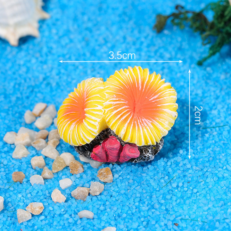 Décoration Terrarium Avec Effet Corail Tropical