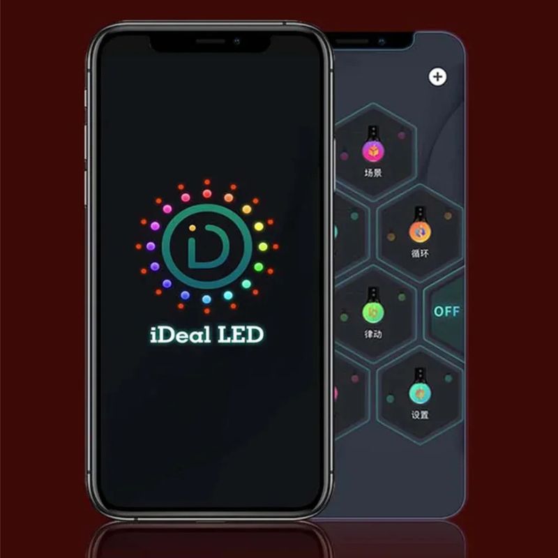 Guirlandes Pour Arbres De Noël Connectées Avec Effet Dégradé