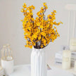 Fleur Artificielle Orange Avec Brins Délicats