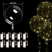 Éclairages de Salle Ballons LED Transparents Lot de 5