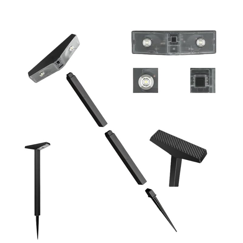 Bornes Lumineuses Solaires Design Minimaliste