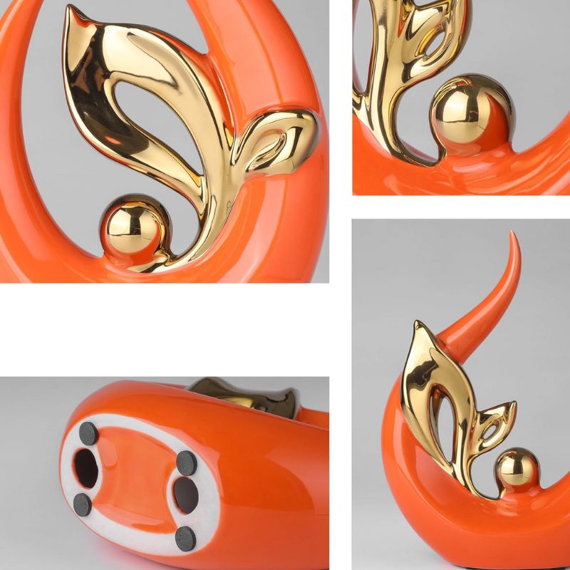 Sculpture Moderne Forme Abstraite Élégante