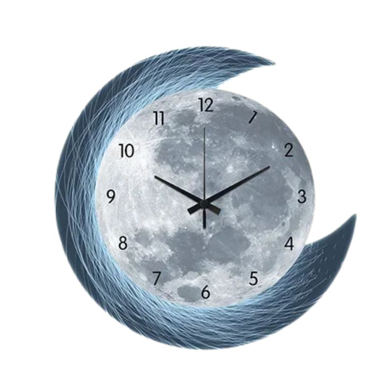 Horloge Murale Design Astronomique Avec Éclairage LED