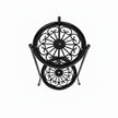 Support Terrarium En Métal À Deux Niveaux