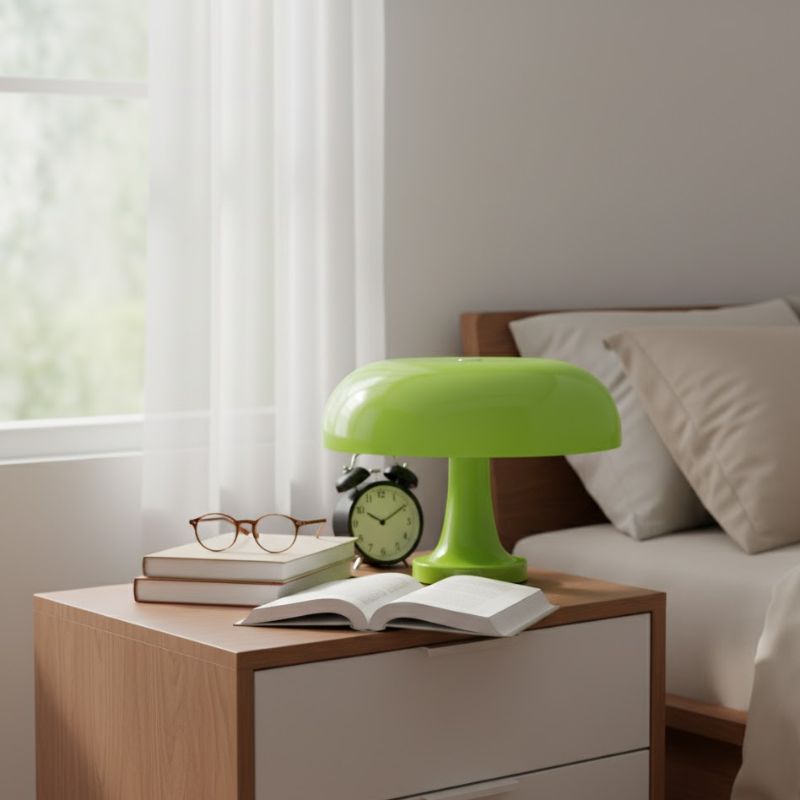 Lampe Champignon Verte Design Moderne Et Élégante
