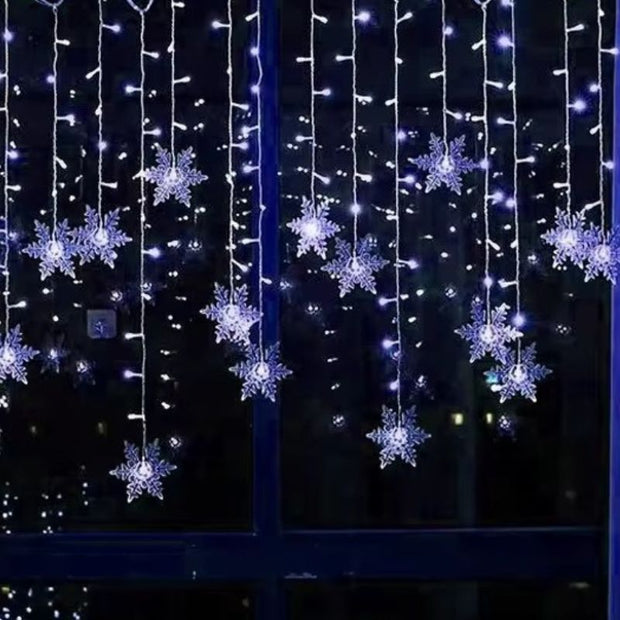 Guirlande LED Flocon de Neige Lumineuse