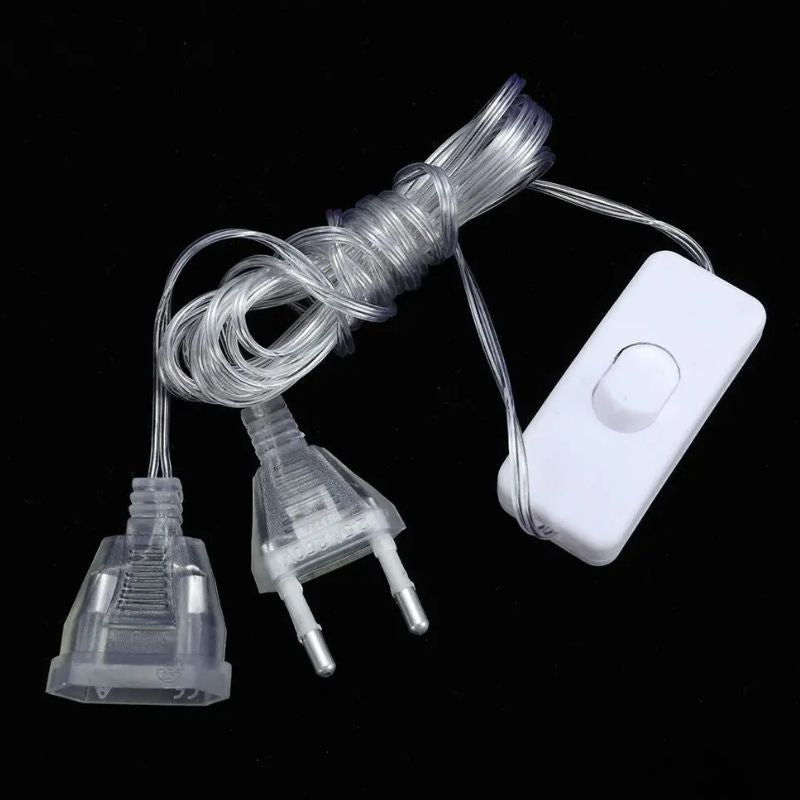 Rallonge Électrique Transparent Avec Interrupteur