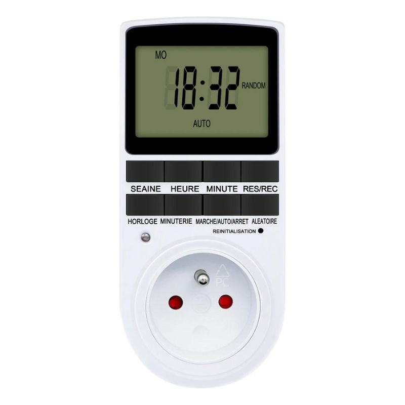 Programmateur De Prise Digitale Avec Écran LCD