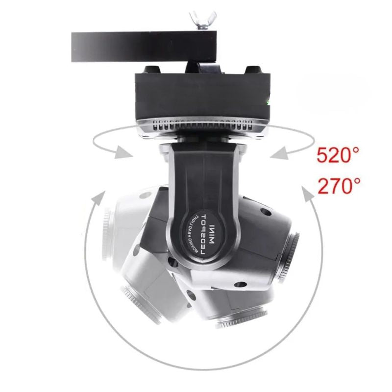 Éclairage Festif Projecteur LED Mobile Effet Lumière Rotative