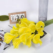 Fleur Artificielle Jaune Avec Style Décoratif Moderne