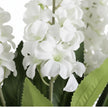Fleur Artificielle Blanc Tiges Longues Style Naturel