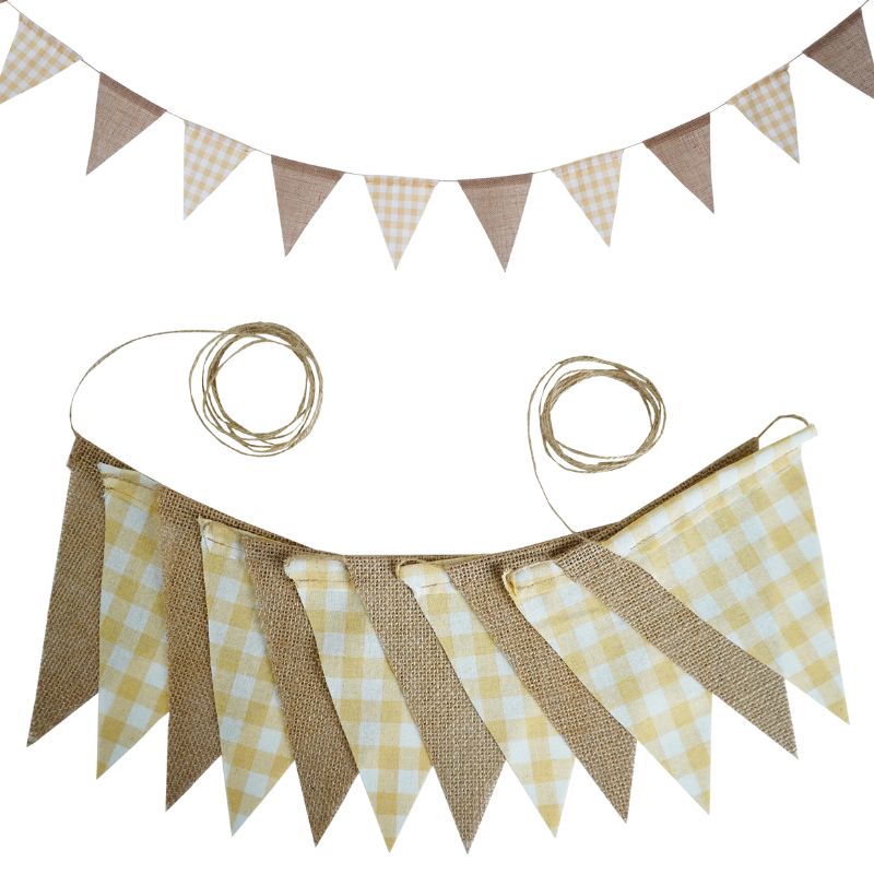 Accessoires Guinguette Avec Fanions Rétro