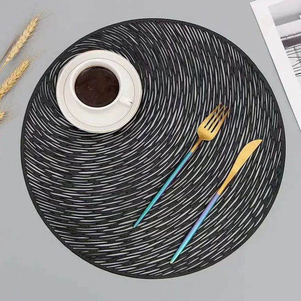 Set De Table Vinyle Rond Chic Et Résistant