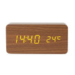 Horloge En Bois Numérique Avec Écran LED