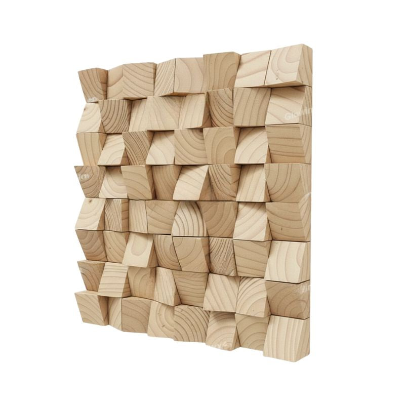 Panneau Mural Bois Avec Effet 3D