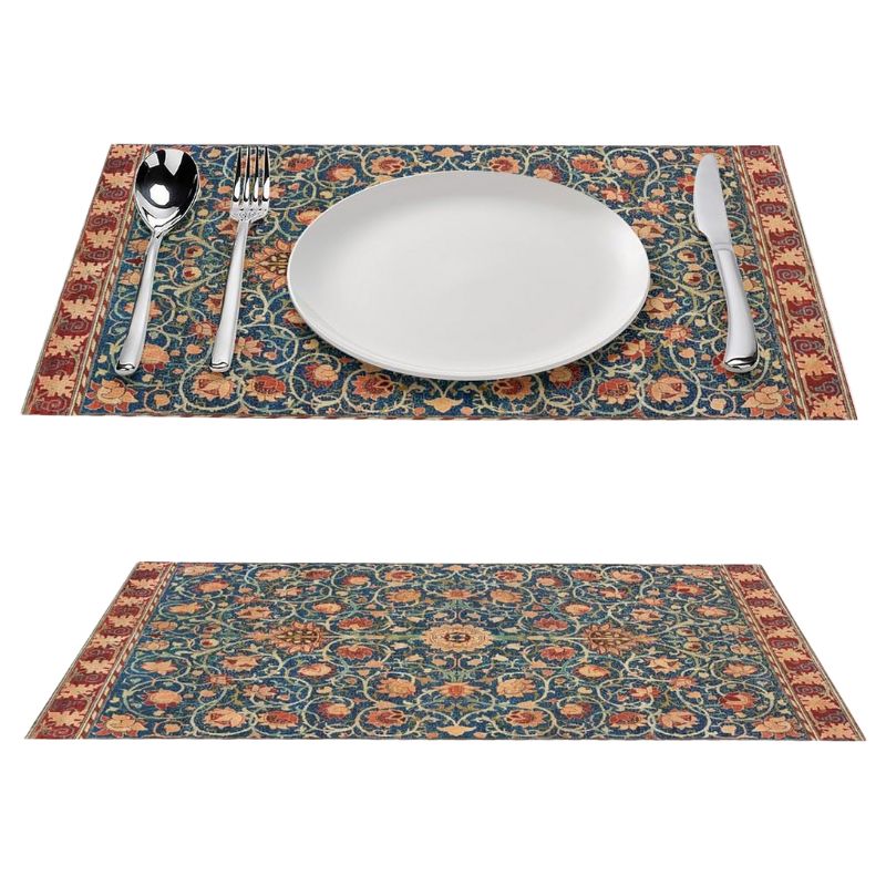 Set De Table En Lin Vintage Inspiration Orientale