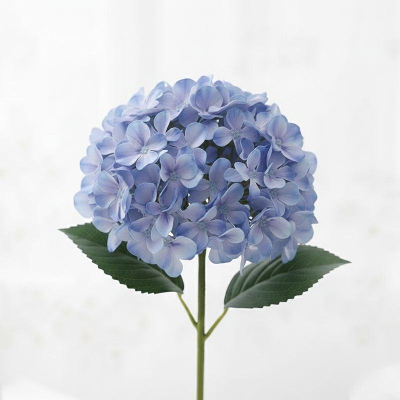 Fleur Artificielle Bleu Hortensia à Effet Naturel