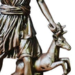 Sculpture Grecque Déesse Artémis En Style Antique Avec Cerf