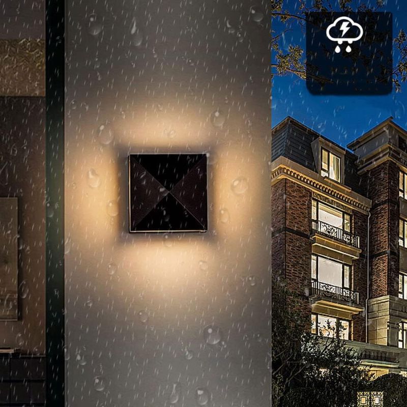 Applique Murale Extérieur À Éclairage Doux Et Uniforme