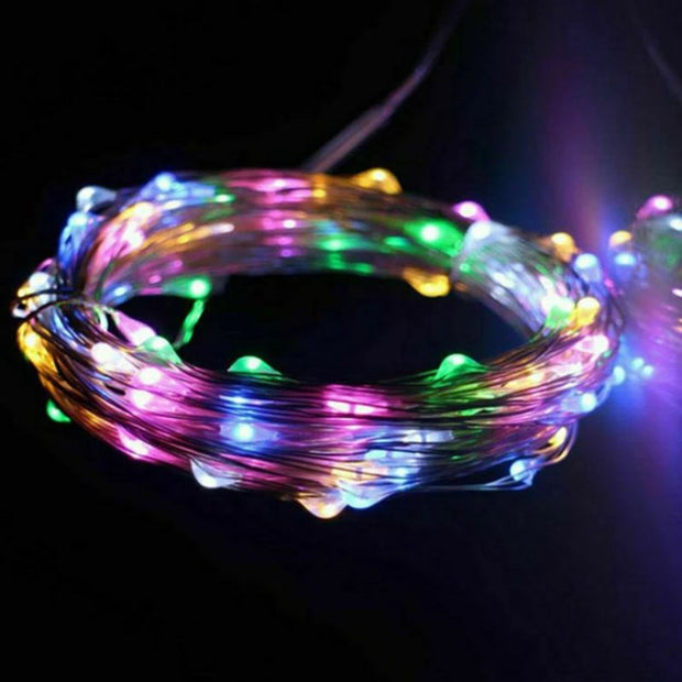 Guirlande LED Lumineuse Dégradée en Fil de Cuivre