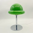 Lampe Champignon Verte Avec Pied Chromé Design Moderne