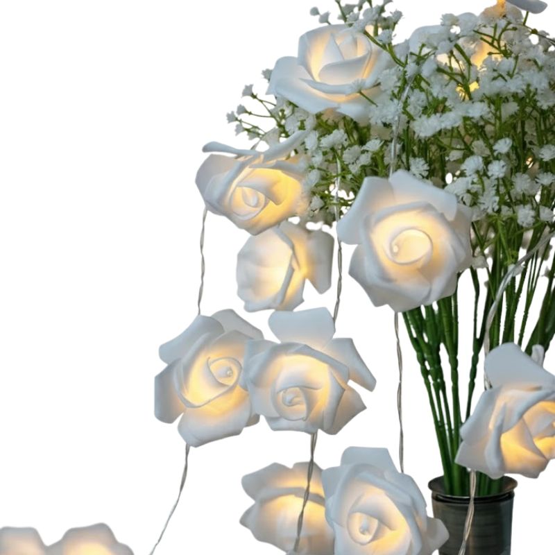 Guirlandes pour Anniversaire Roses Lumineuses LED