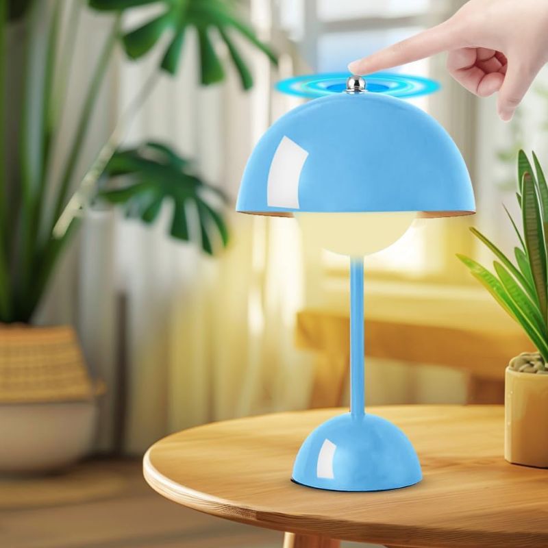 Lampe Champignon Bleue LED Puissante Et Rechargeable