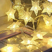 Guirlandes Solaires Étoiles Brillantes LED
