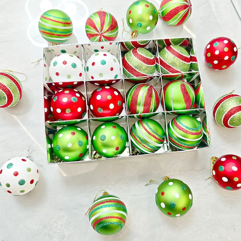 Décorations de Noël Boules Colorées