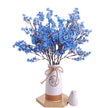 Fleur Artificielle Bleu avec Branche Fleurs Subtiles