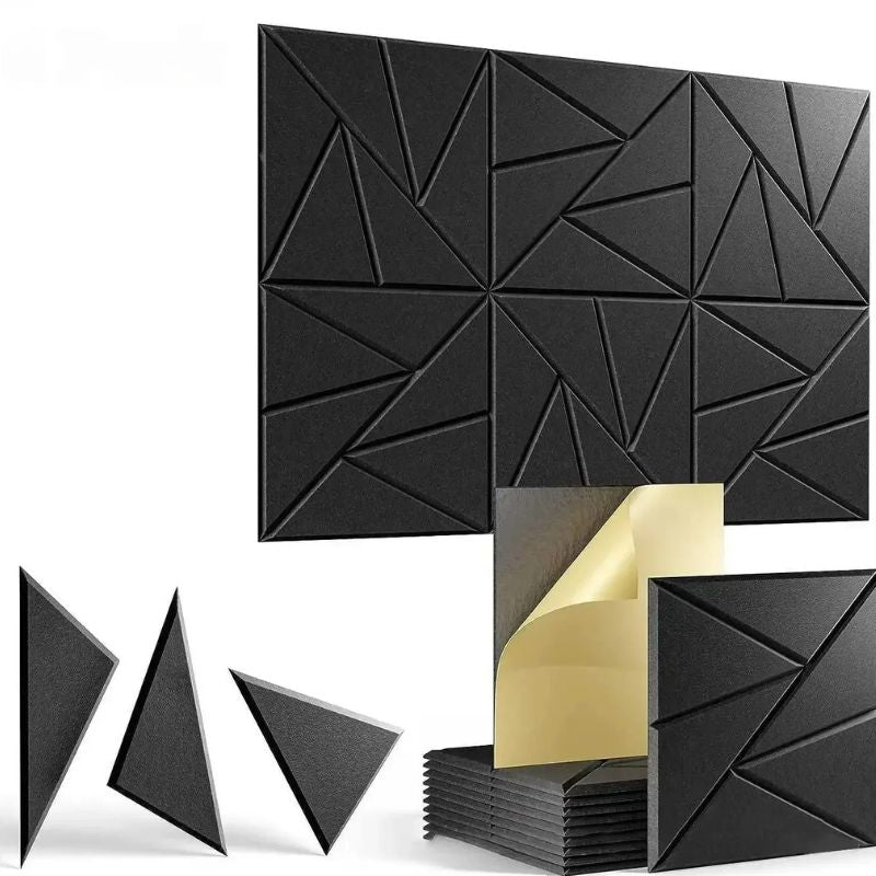 Panneau Mural Acoustique Design Géométrique Auto Adhésif