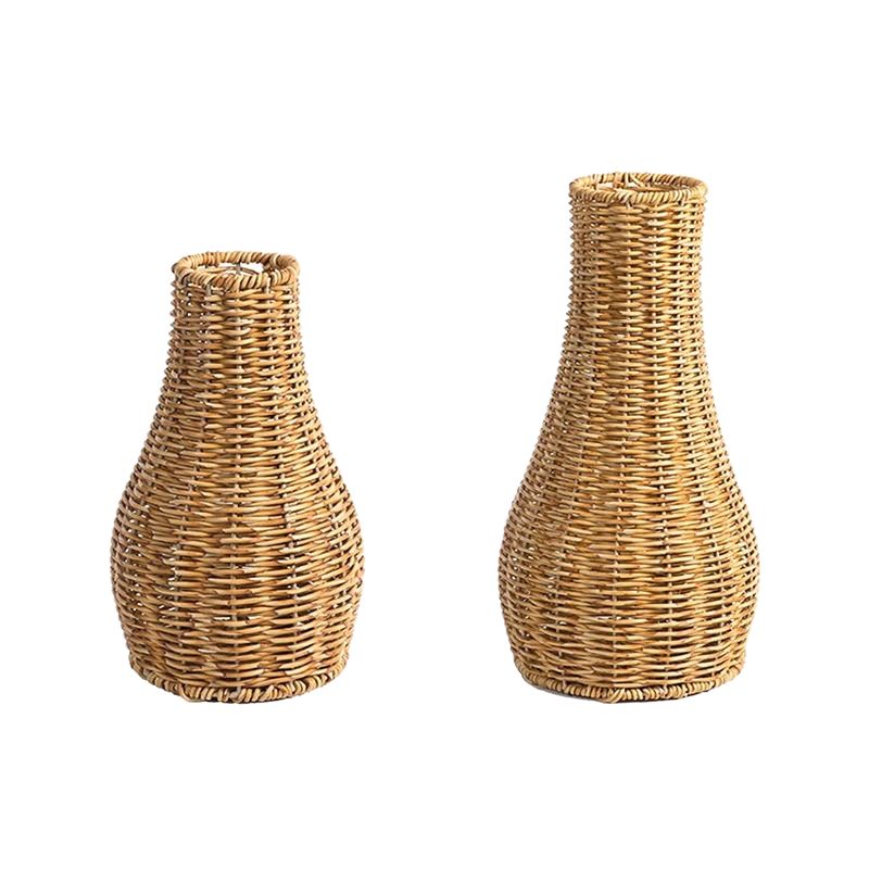 Vase Poser Torsadé de Sol en Céramique