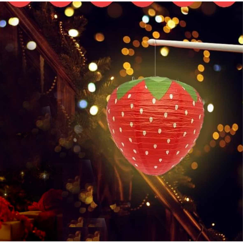 Lanternes Décoratives en Forme de Fraise