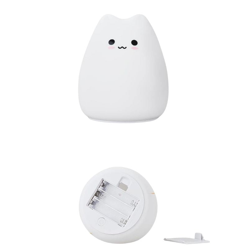 Veilleuses Chat Mignon En Silicone